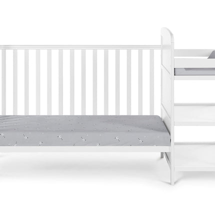 AO22- Ramsey 3-in-1 Convertible Crib and Changer Combo White - Likeshoppe 