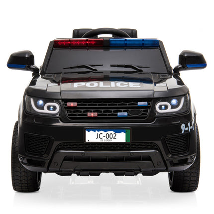 BH14- 12V Kids Police Ride On Car Electric Cars 2.4G Remote Control, LED Flashing Light, Music & Horn. - Likeshoppe 