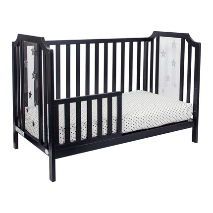 AO20- Celeste 3-in-1 Convertible Island Crib Black - Likeshoppe 