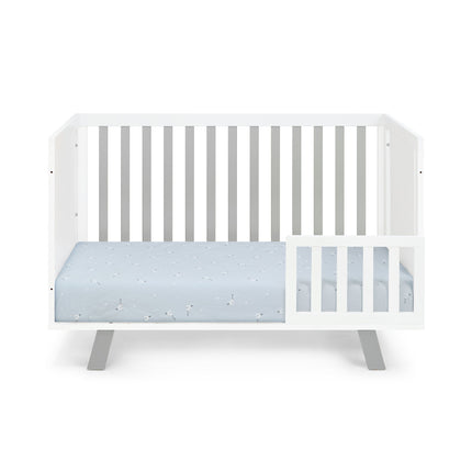 AO8- Livia 3-in-1 Convertible Island Crib White/Gray - Likeshoppe 