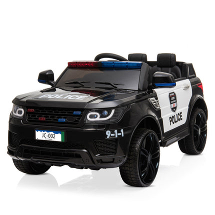 BH14- 12V Kids Police Ride On Car Electric Cars 2.4G Remote Control, LED Flashing Light, Music & Horn. - Likeshoppe 