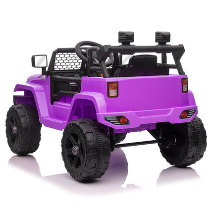 BH17- LEADZM Dual Drive 12V 4.5A.h with 2.4G Remote Control Jeep Purple - Likeshoppe 