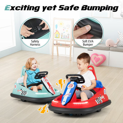 BH22-6V kids Ride-on Bumper Car with 360° Spinning and Dual Motors - Likeshoppe 