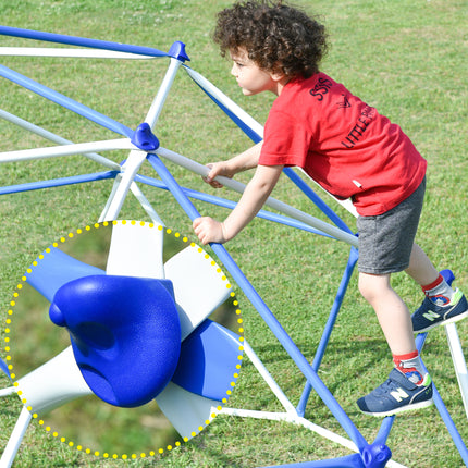 BB10- 11ft Geometric Dome Climber Play Center, Kids Climbing Dome Tower, Rust & UV Resistant Steel Supporting 900 LBS - Likeshoppe 