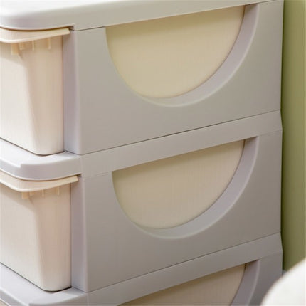 AU1- Kids Storage Unit Dresser-Cream White - Likeshoppe 