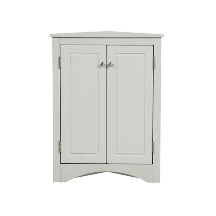 AM4- Triangle Bathroom Storage Cabinet with Adjustable Shelves;  Freestanding Floor Cabinet for Home Kitchen