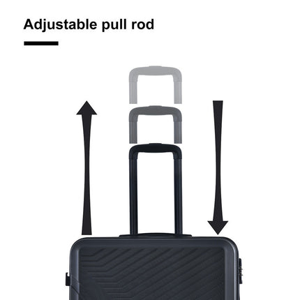 CA1- 3 Piece Luggage Sets ABS Lightweight Suitcase with Two Hooks;  Spinner Wheels;  TSA Lock;  (20/24/28)