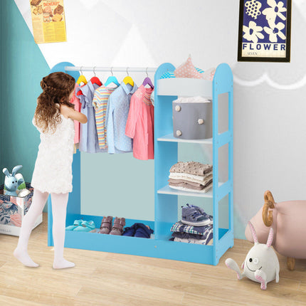 AU3- Kids Dress Up Storage with Mirror - Likeshoppe 