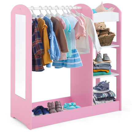 AU3- Kids Dress Up Storage with Mirror - Likeshoppe 