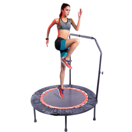 BA31- 40 Inch Mini Exercise Trampoline for Adults or Kids Indoor Fitness Rebounder Trampoline with Safety Pad Max. Load 300LBS - Likeshoppe 