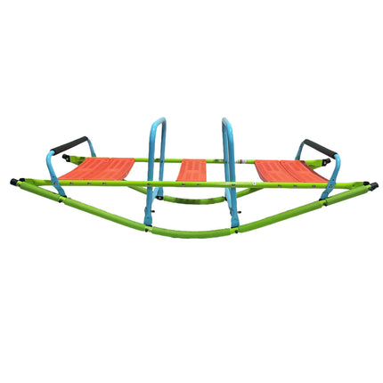 BD4- XSS008 high quality kids seesaw plastic seat playground equipment cute baby plastic rocker outdoor children blue and green steel tube for kids age 3+ - Likeshoppe 