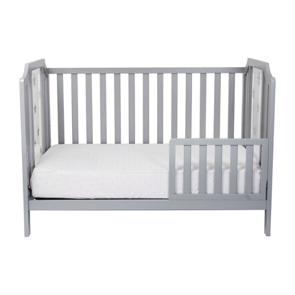 AO19- Celeste 3-in-1 Convertible Island Crib Light Gray - Likeshoppe 