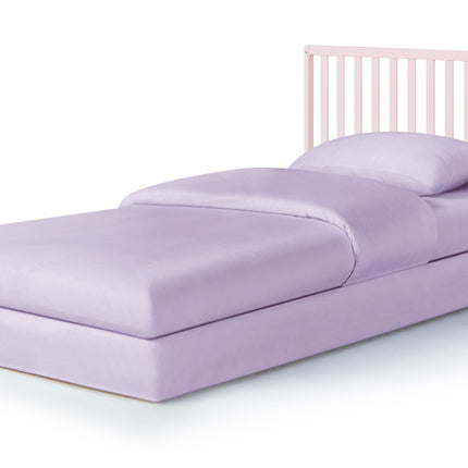 AO10- Palmer 3-in-1 Convertible Mini Crib Pastel Pink w/ Mattress Pad - Likeshoppe 