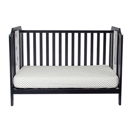 AO20- Celeste 3-in-1 Convertible Island Crib Black - Likeshoppe 