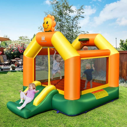 BC19- Kids Inflatable Bounce Jumping Castle House with Slide without Blower - Likeshoppe 