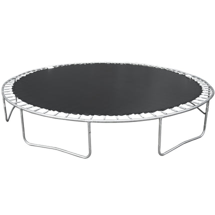 BA45- 14FT Trampoline for Adults & Kids with Basketball Hoop, Outdoor Trampolines w/Ladder and Safety Enclosure Net for Kids and Adults - Likeshoppe 