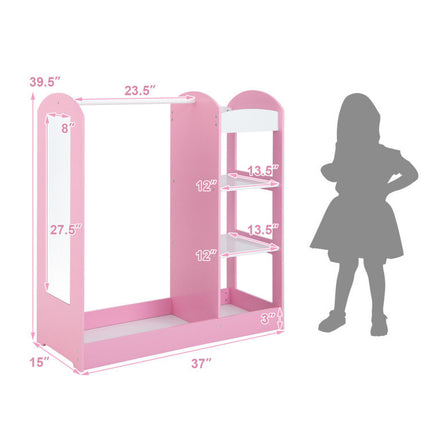 AU3- Kids Dress Up Storage with Mirror - Likeshoppe 