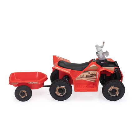 BH13- Children's Beach Car - with Trailer - Red - Likeshoppe 