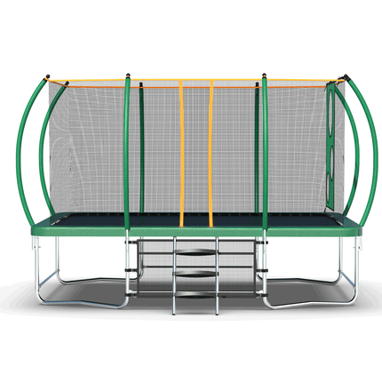 BA38- 8*14FT TRAMPOLINE GREEN - Likeshoppe 