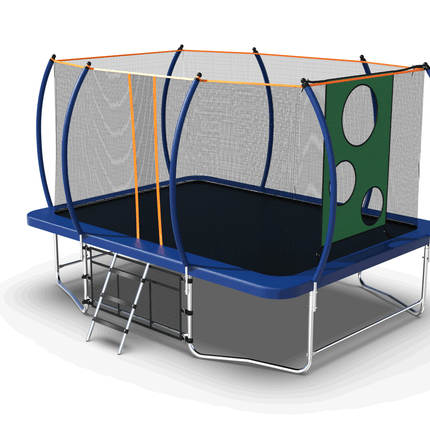 BA4- 8*14FT TRAMPOLINE BLUE - Likeshoppe 