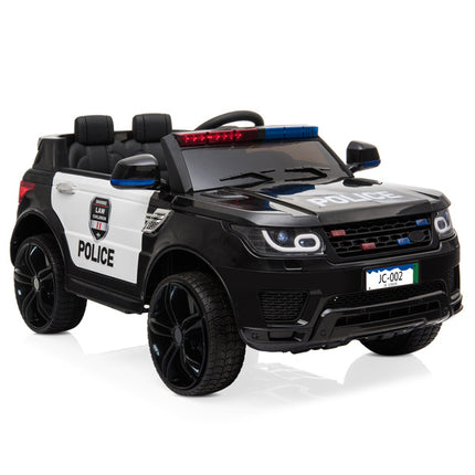 BH14- 12V Kids Police Ride On Car Electric Cars 2.4G Remote Control, LED Flashing Light, Music & Horn. - Likeshoppe 