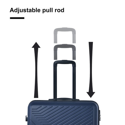 CA1- 3 Piece Luggage Sets ABS Lightweight Suitcase with Two Hooks;  Spinner Wheels;  TSA Lock;  (20/24/28)