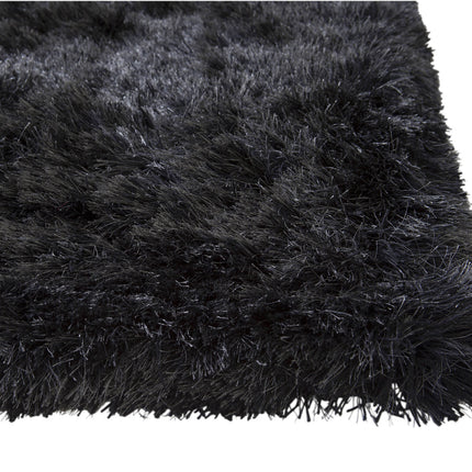 AQ21- Shag Charcoal Area Rug 5x8 - Likeshoppe 