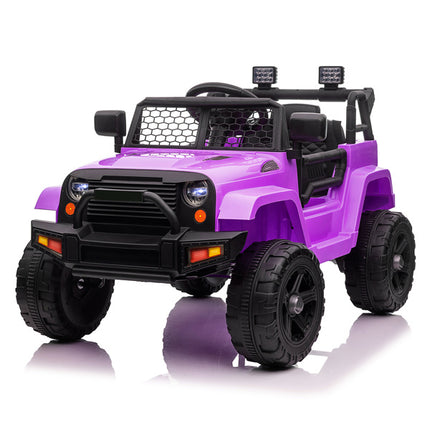 BH17- LEADZM Dual Drive 12V 4.5A.h with 2.4G Remote Control Jeep Purple - Likeshoppe 