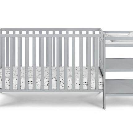 AO21-Palmer 3-in-1 Convertible Crib and Changer Combo Gray - Likeshoppe 