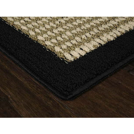 AR3- Machine Washable Faux Sisal Gray Indoor Accent Rug Set, 3-Piece Set - Likeshoppe 