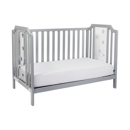 AO19- Celeste 3-in-1 Convertible Island Crib Light Gray - Likeshoppe 