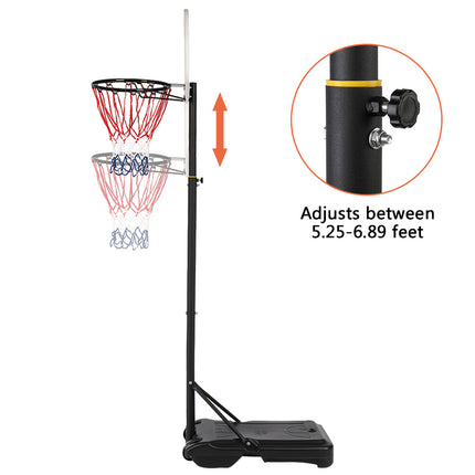 BG1- LX-B03 Portable and Removable Youth Basketball Stand Indoor and Outdoor Basketball Stand Maximum 7# Bal - Likeshoppe 