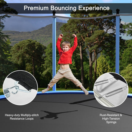 BA48- Outdoor Trampoline with Safety Closure Net - Likeshoppe 