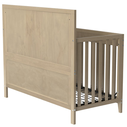 A016- Certified Baby Safe Crib, Pine Solid Wood, Non-Toxic Finish, Hazel Wood - Likeshoppe 