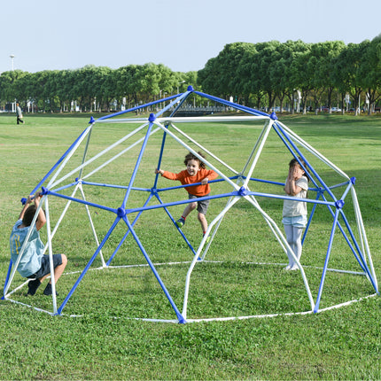 BB10- 11ft Geometric Dome Climber Play Center, Kids Climbing Dome Tower, Rust & UV Resistant Steel Supporting 900 LBS - Likeshoppe 