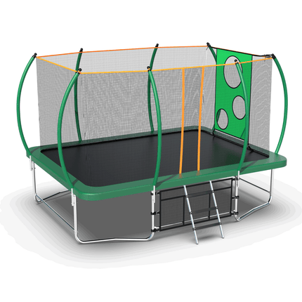 BA38- 8*14FT TRAMPOLINE GREEN - Likeshoppe 