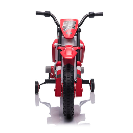 BH8- 12V Kids Ride on Toy Motorcycle, Electric Motor Toy Bike with Training Wheels for Kids 3-6, Red - Likeshoppe 