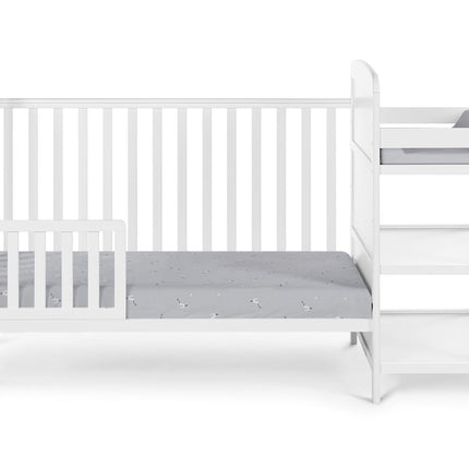 AO22- Ramsey 3-in-1 Convertible Crib and Changer Combo White - Likeshoppe 