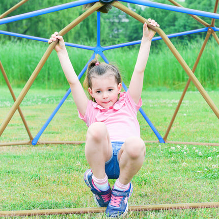 BB15- Kids Climbing Dome Tower - 12 ft Jungle Gym Geometric Playground Dome Climber Monkey Bars Play Center, Rust & UV Resistant Steel Supporting 1000 LBS - Likeshoppe 