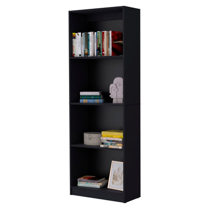 AM5-Sutton Bookcase with Tier Storage Shelves - Likeshoppe 