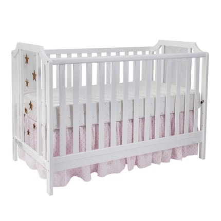 AO11- Celeste 3-in-1 Convertible Island Crib White - Likeshoppe 