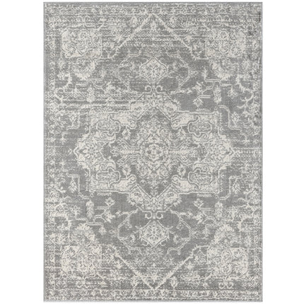 AQ8- Distressed Medallion Woven Area Rug - Likeshoppe 