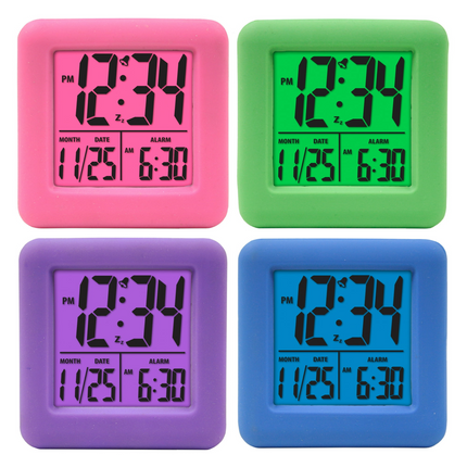 CH4- Equity by La Crosse Digital Cube Alarm Clock with On-Demand Backlight, 70912 - Likeshoppe 