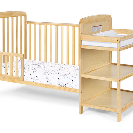 AO13- Ramsey Crib and Changer Combo Natural - Likeshoppe 