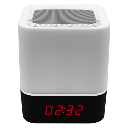 CC12- ZTECH Color Changing Wireless Alarm Clock Speaker - Likeshoppe 