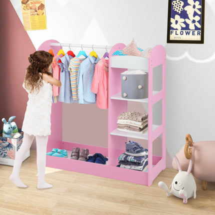 AU3- Kids Dress Up Storage with Mirror - Likeshoppe 