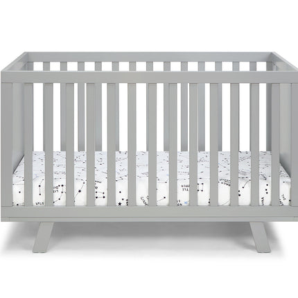 AO18-Livia 3-in-1 Convertible Island Crib Gray/Gray - Likeshoppe 